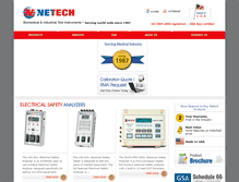 Tablet Screenshot of electricalsafetyanalyzers.com